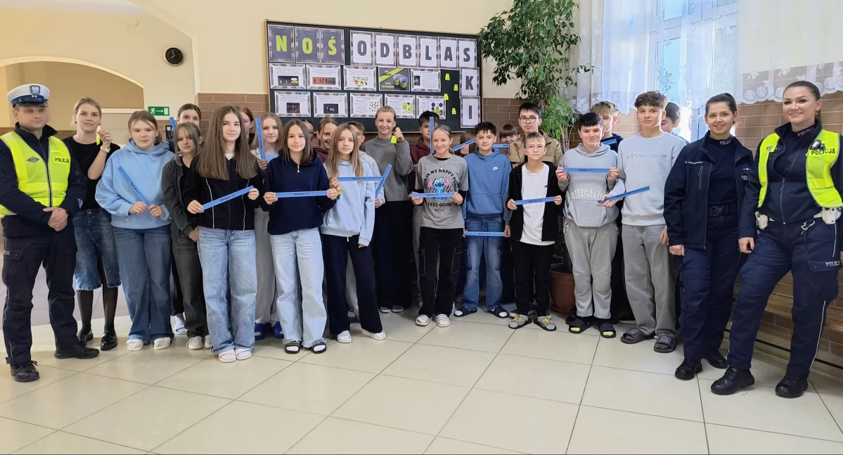 Edukacja, Odblaskowa bezpieczeństwo przede wszystkim! [foto] - zdjęcie, fotografia