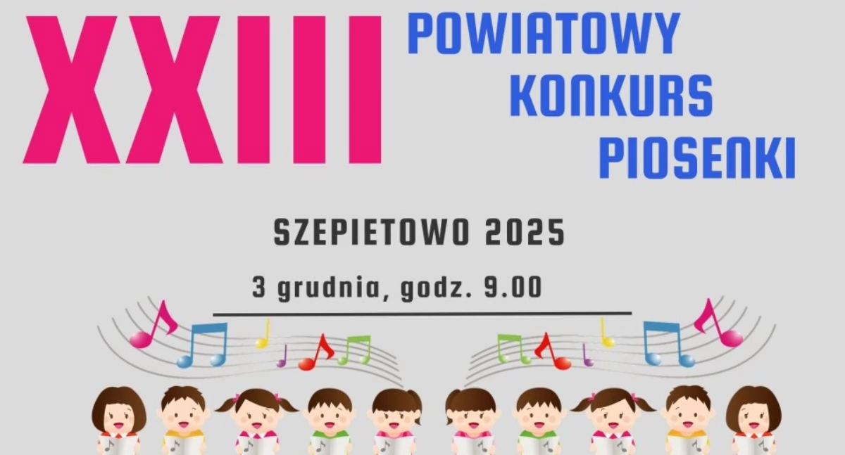 Konkursy, XXIII Powiatowy Konkurs Piosenki wkrótce Szepietowie - zdjęcie, fotografia