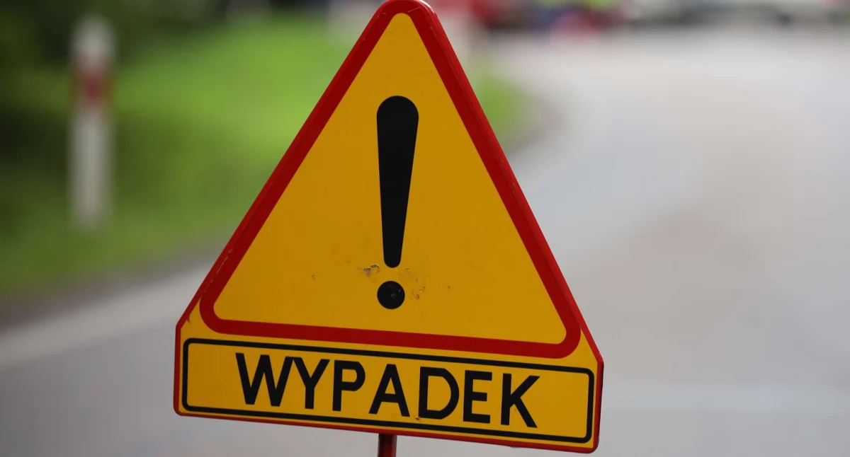 Wypadki drogowe, Zderzenie czterech trasie Utrudnienia ruchu kierunku Białegostoku - zdjęcie, fotografia
