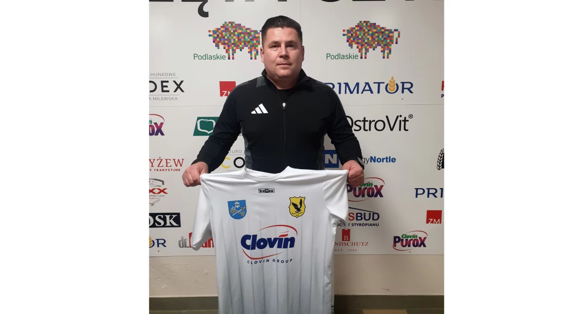 Zdjęcie: Nowy trener Orląt Czyżew Kamil Rosiński /fot. Orlęta Czyżew