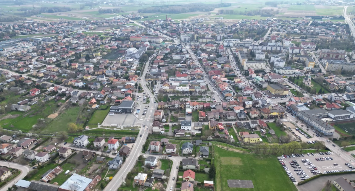 Zdjęcie: Wysokie Mazowieckie z lotu ptaka