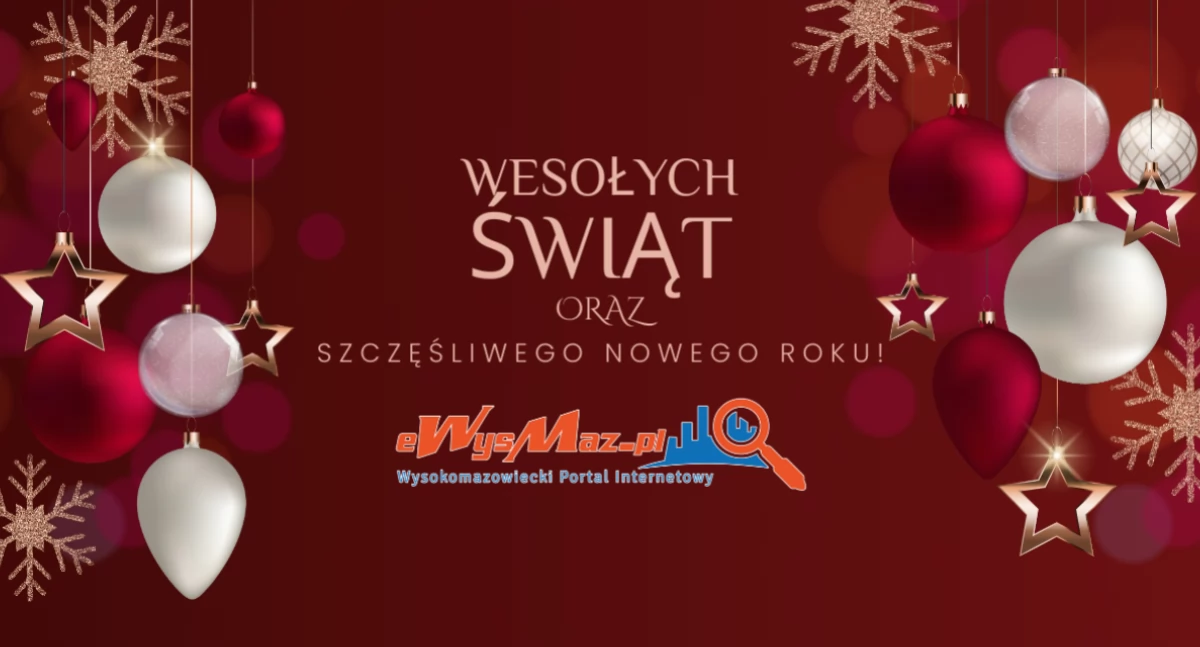 Święta, Świąteczne noworoczne życzenia redakcji eWysMaz - zdjęcie, fotografia