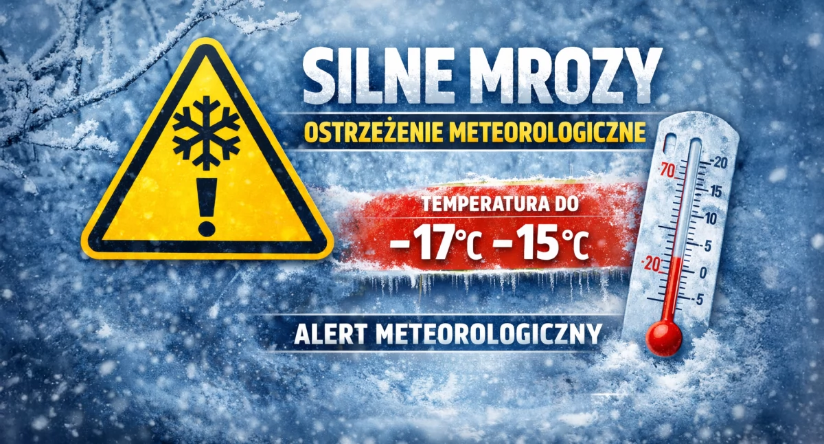 Meteo, ostrzega silne mrozy Podlaskiem Temperatura spadnie nawet 17°C - zdjęcie, fotografia