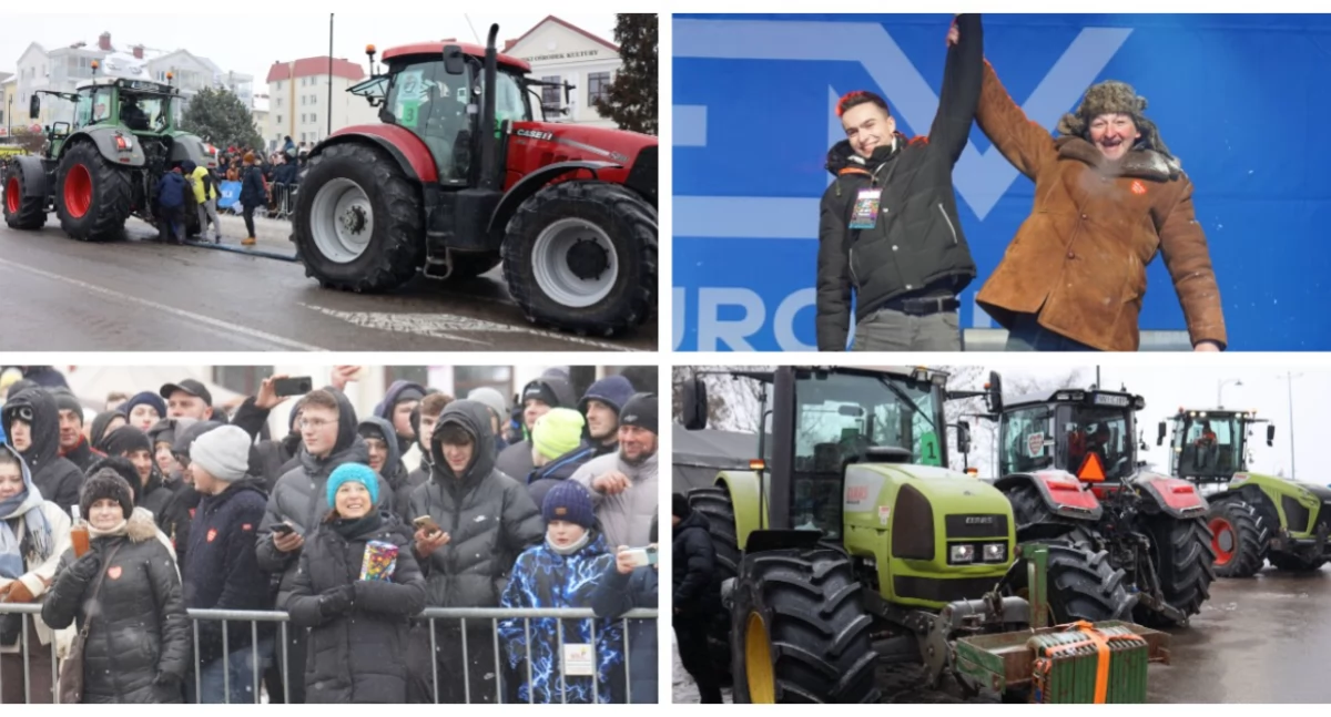 Charytatywne/wolontariat, Traktory znów stanęły walki edycja zawodów podczas finału WOŚP Wysokiem Mazowieckiem [FOTO] - zdjęcie, fotografia