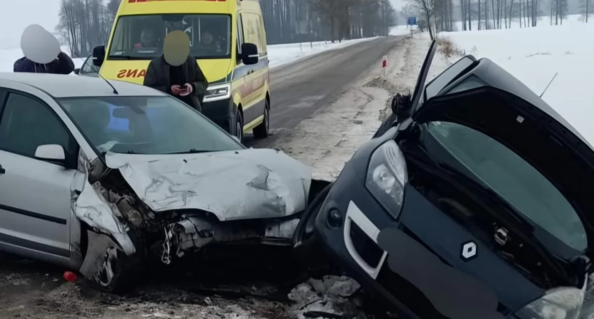 Poranna kolizja w gminie Czyżew