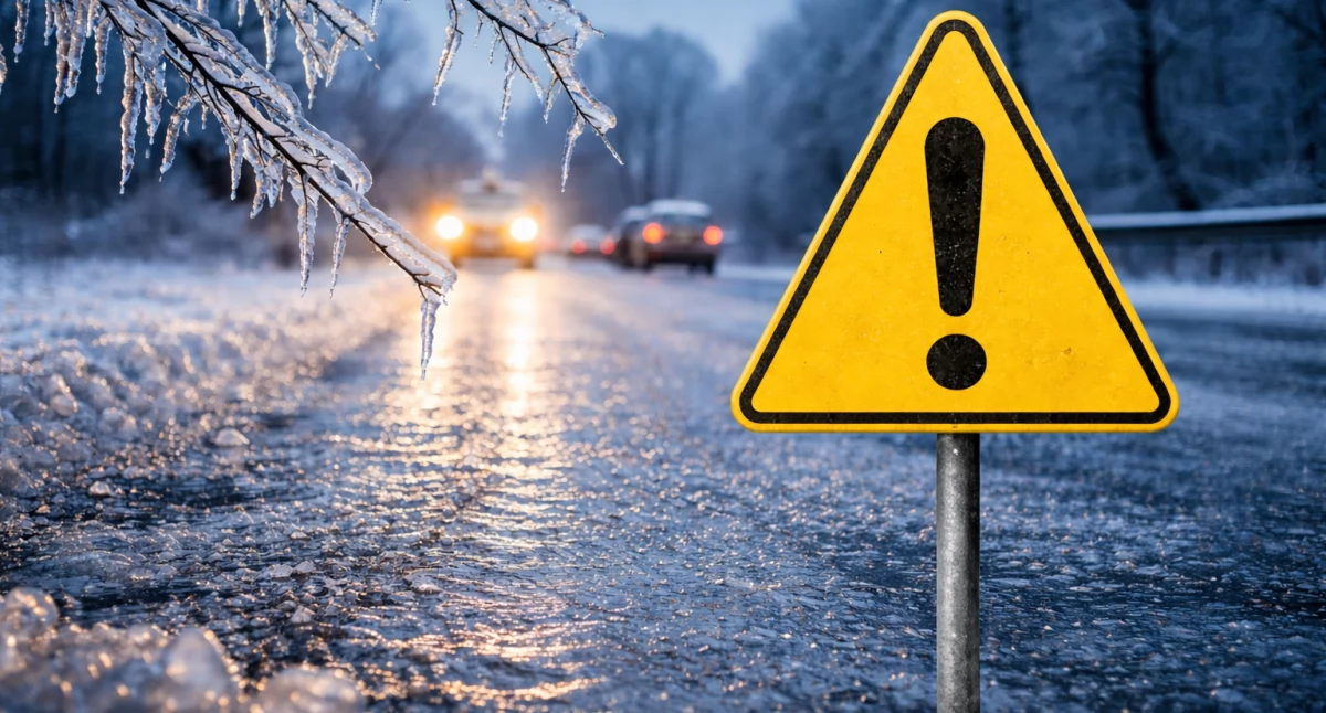 Uwaga na drogi i chodniki! IMGW wydał ostrzeżenie