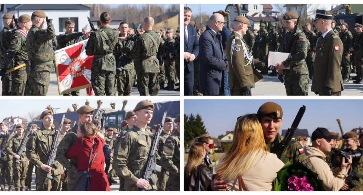 Wojsko, Żołnierze złożyli uroczystą przysięgę Wysokiem Mazowieckiem [FOTO] - zdjęcie, fotografia