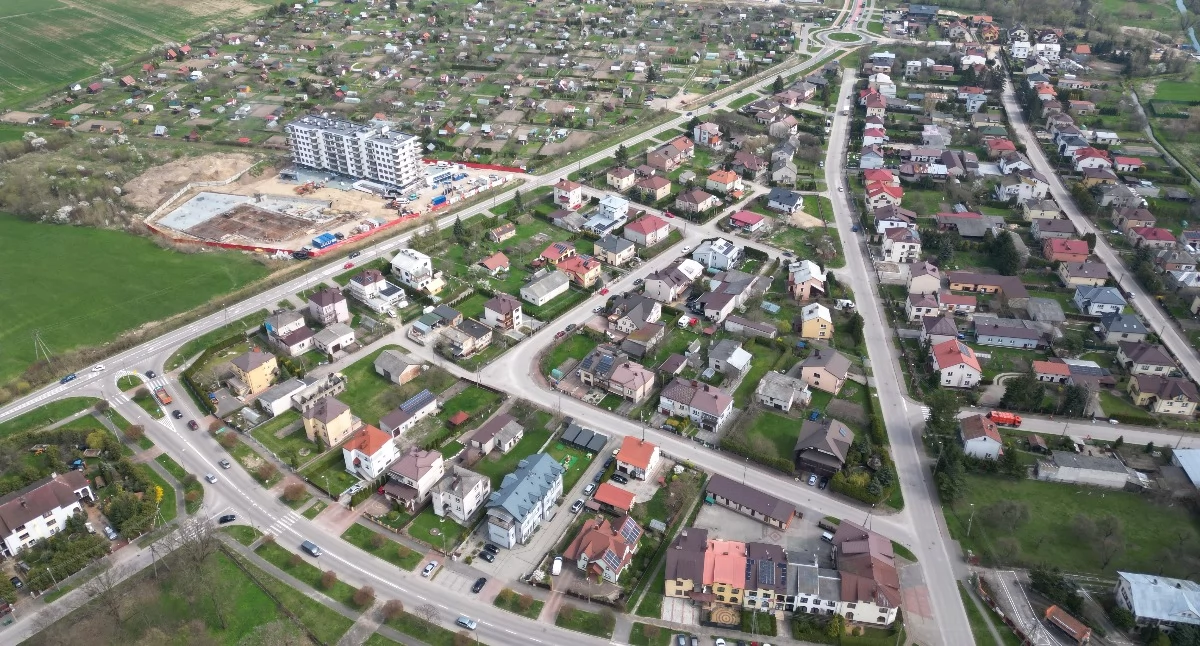 Zdjęcie: Wysokie Mazowieckie z lotu ptaka