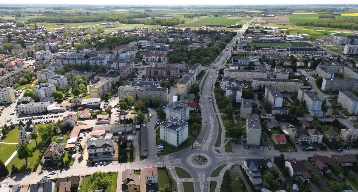 Zdjęcie: Wysokie Mazowieckie z lotu ptaka