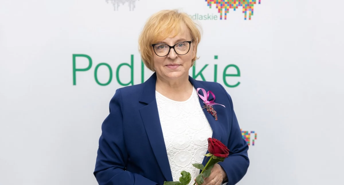 Zdjęcie: Halina Leszczyńska z Ciechanowca w Podlaskiej Wojewódzkiej Radzie Seniorów /fot. Facebook - Halina Leszczyńska