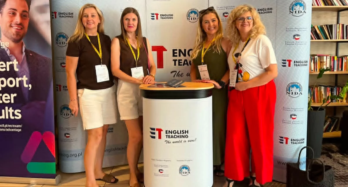 Edukacja, Nauczyciele wysokomazowieckich podstawówek Ogólnopolskim Spotkaniu Nauczycieli Języka Angielskiego English Teaching Market - zdjęcie, fotografia