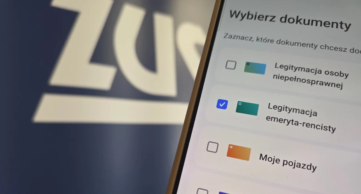 US - ZUS, wzór Legitymacji emeryta rencisty - zdjęcie, fotografia