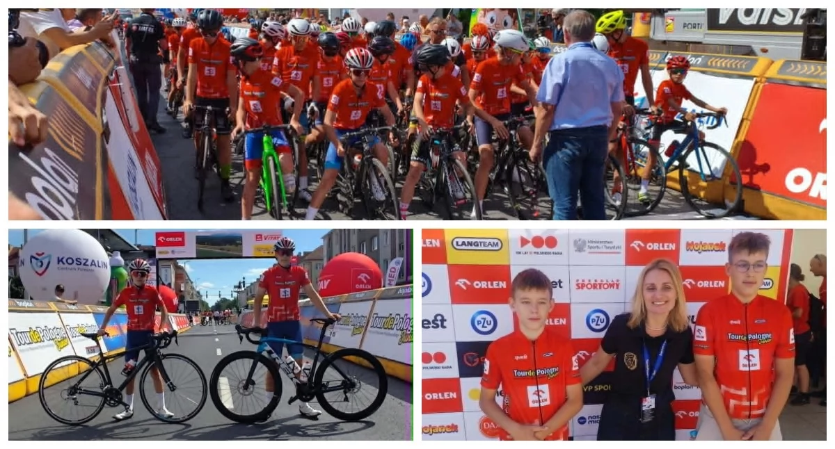Zdjęcie: Zawodnicy KS Kulesze Kościelne rywalizują w Tour de Pologne Junior