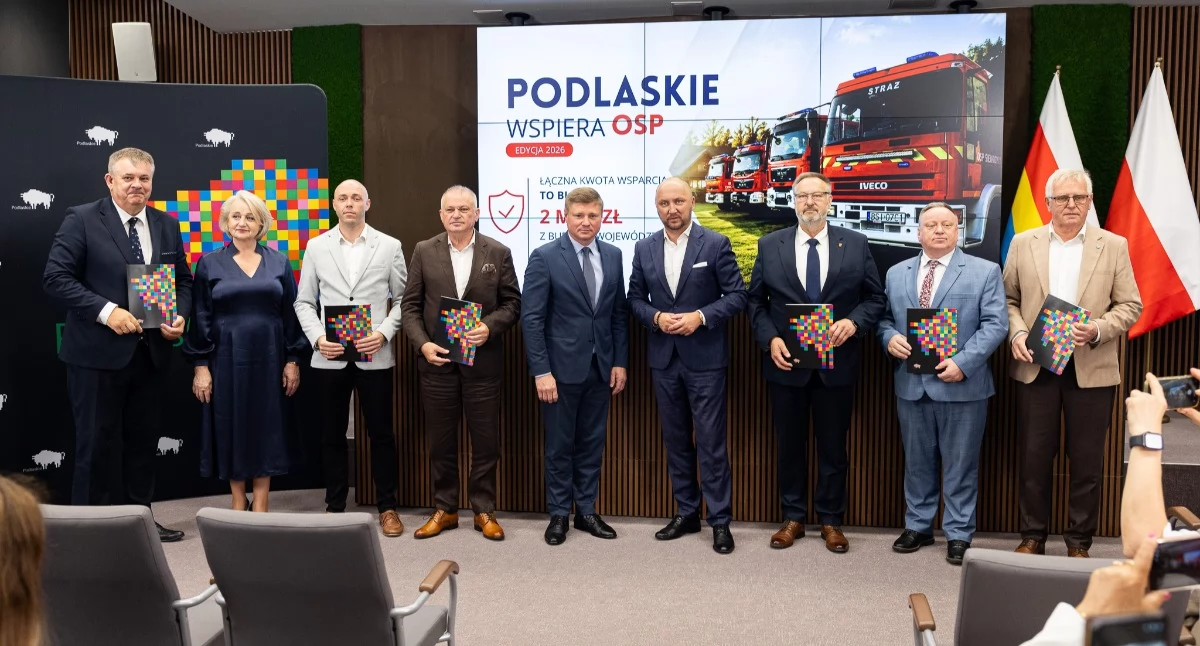 113 tys. zł dla jednostek OSP z powiatu wysokomazowieckiego /fot. Paweł Krukowski, UMWP