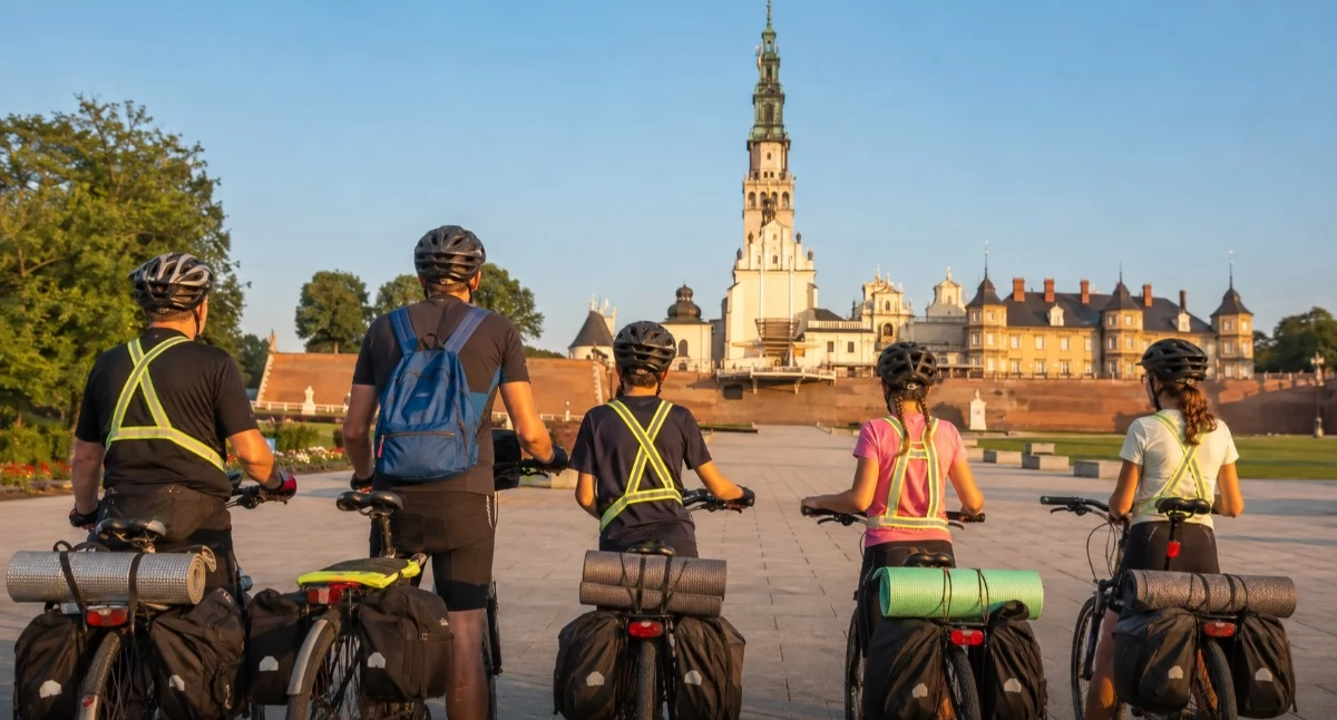 Rowerowi pielgrzymi z Wysokiego Mazowieckiego dotarli na Jasną Górę /zdjęcie poglądowe