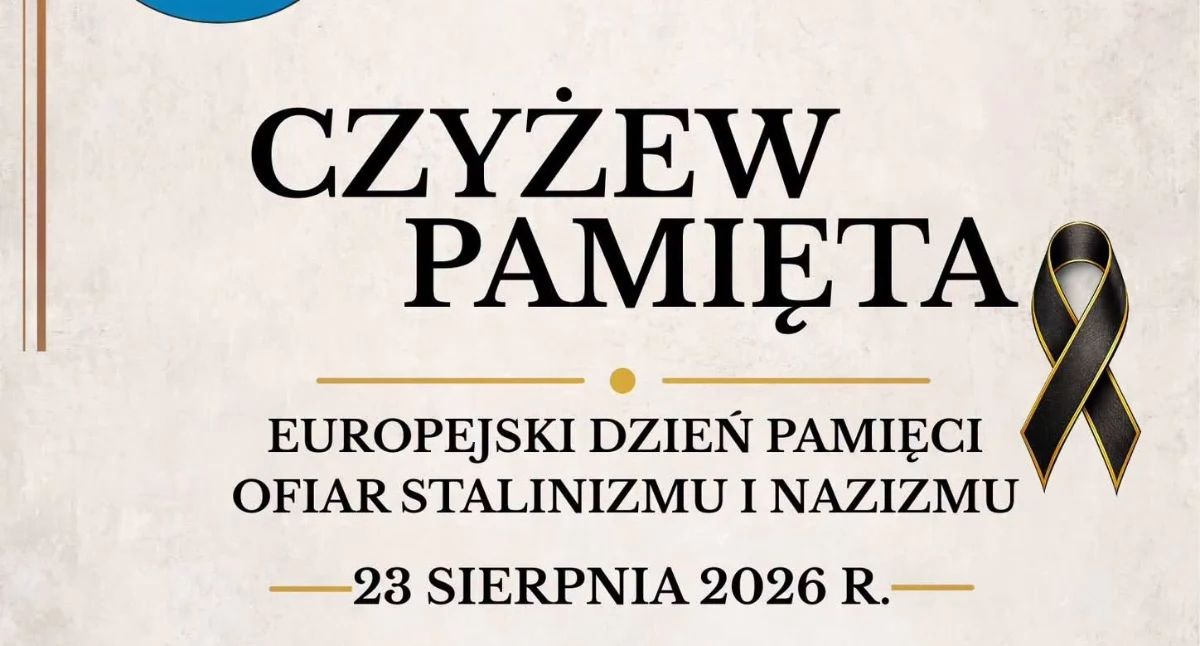 Uroczystości, Czyżew hołd ofiarom stalinizmu nazizmu niedzielę odsłonięcie pomnika - zdjęcie, fotografia