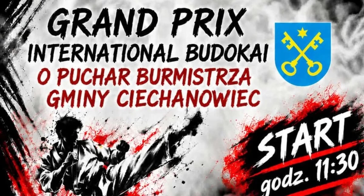 Sporty walki, Grand International Budokai Ciechanowcu karate zaprasza kibicowania - zdjęcie, fotografia