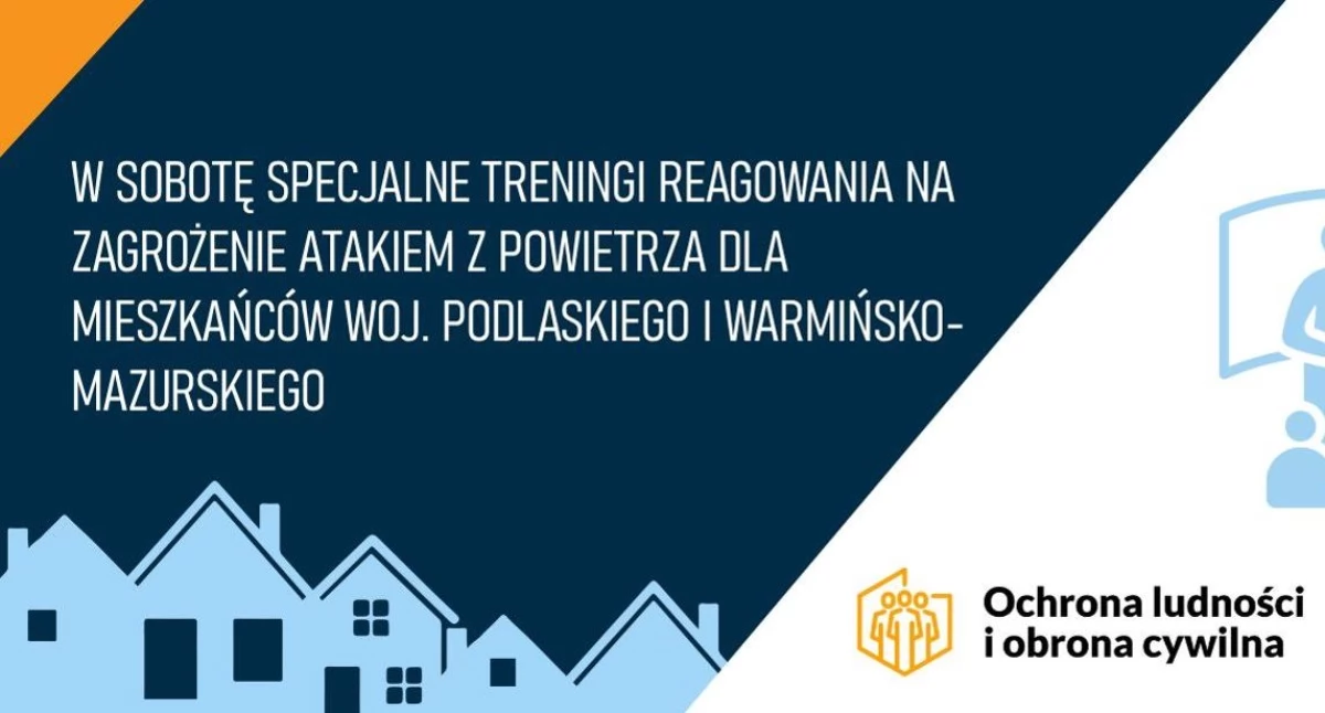 Pożary i straż, Specjalny Trening Reagowania powiecie wysokomazowieckim zachować podczas ataku powietrza - zdjęcie, fotografia