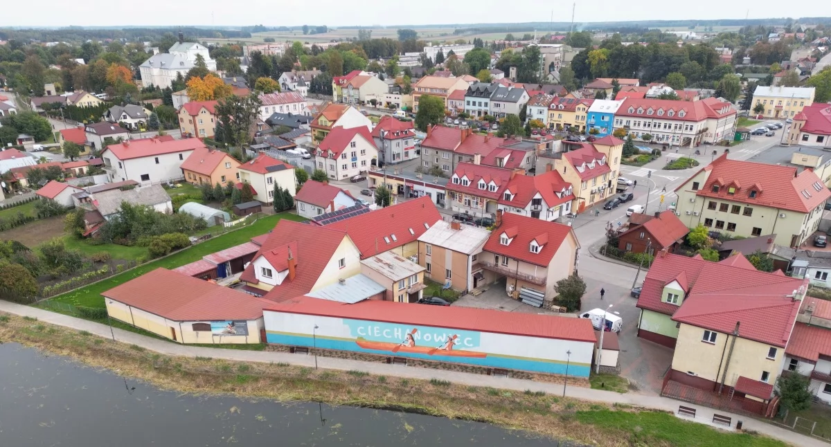 Ciechanowiec z lotu ptaka