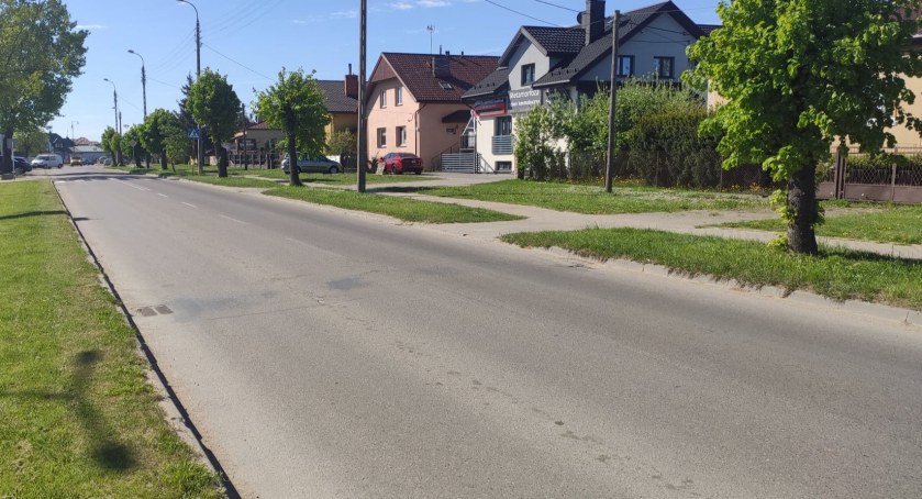 Ulica Białostocka w Wysokiem Mazowieckiem