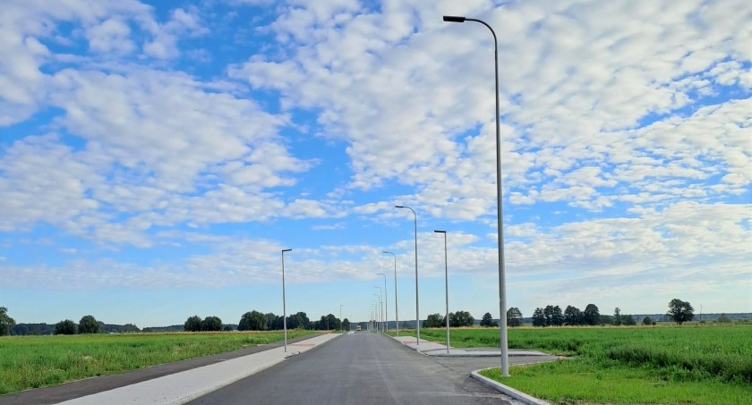 Zdjęcie pierwszej części małej obwodnicy Wysokiego Mazowieckiego