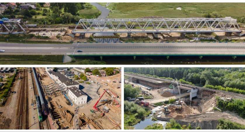 Zdjęcie - budowa trasy Rail Baltica na linii Czyżew - Białystok