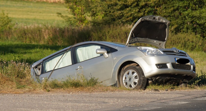 Zdjęcie: Wypadek na DK66 w m. Wdziękoń Pierwszy
