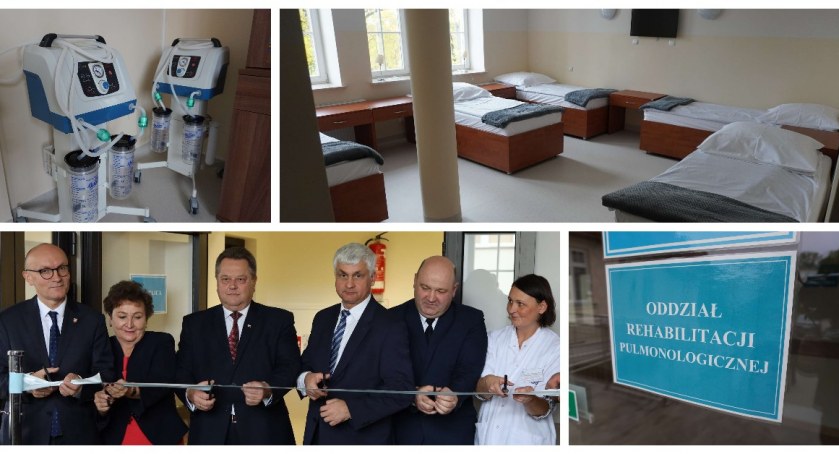 Zdjęcie: Otwarcie oddziału rehabilitacji pulmonologicznej w Krzyżewie