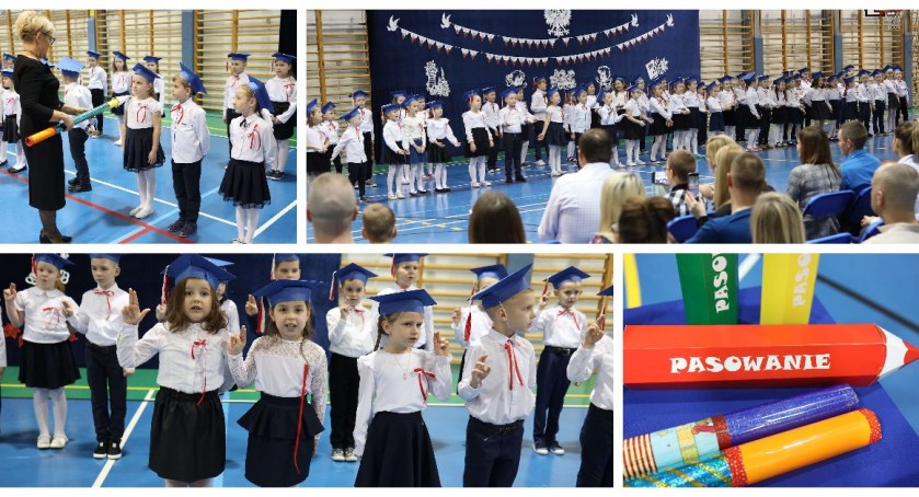 Zdjęcie: Pasowanie na ucznia w Szkole Podstawowej Nr 1 w Wysokiem Mazowieckiem