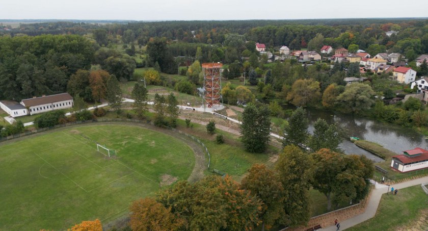 Ciechanowiec z lotu ptaka
