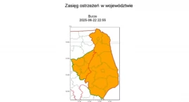 Alert drugiego stopnia. IMGW ostrzega przed gwałtownymi burzami 