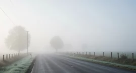 IMGW ostrzega przed gęstymi mgłami w województwie podlaskim