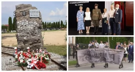 Zdjęcie dotyczy: 85 lat od ostatniej wywózki na Sybir. W Wysokiem Mazowieckiem uczczono pamięć Sybiraków [FOTO]