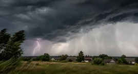 Ostrzeżenie przed burzami dla całego województwa podlaskiego. Możliwy grad i silny wiatr