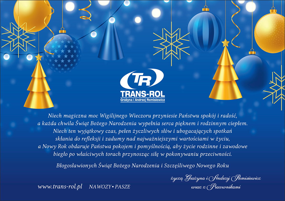 Trans-Rol życzenia świąteczne