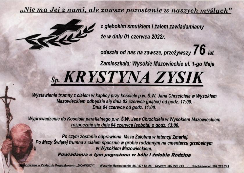 Krystyna Zysik