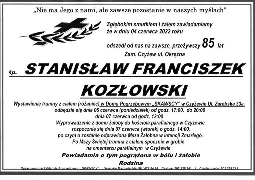 Stanisław Franciszek Kozłowski