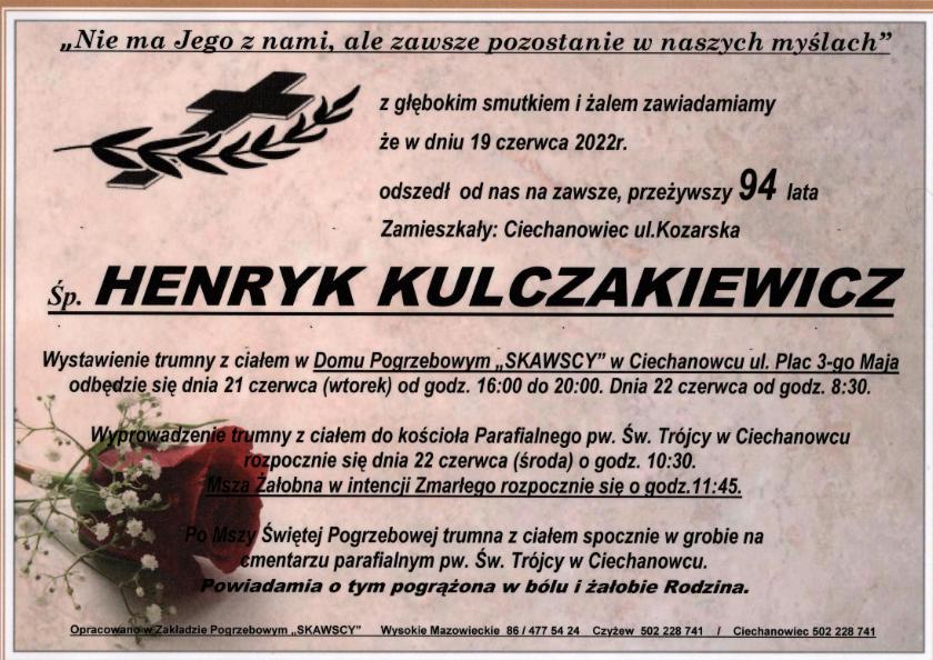 Henryk Kulczakiewicz