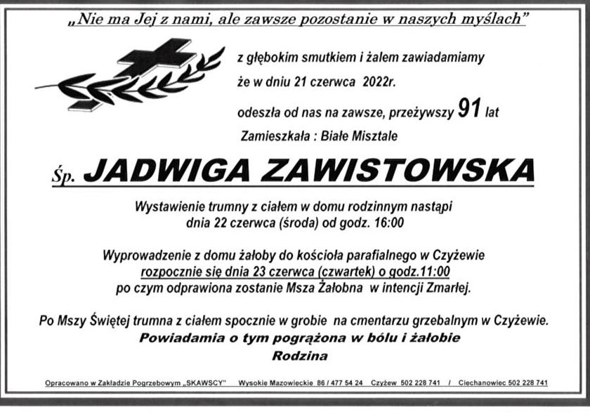 Jadwiga Zawistowska