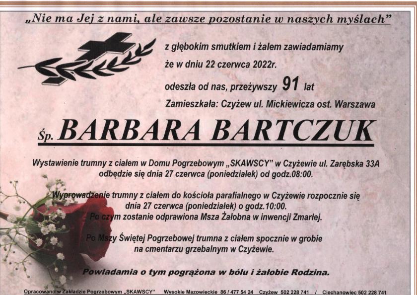 Barbara  Bartczuk