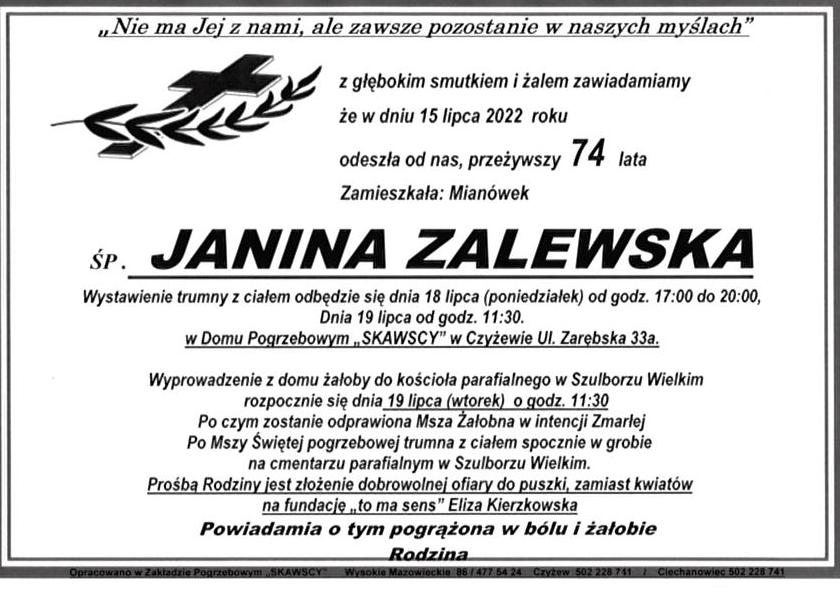 Janina Zalewska