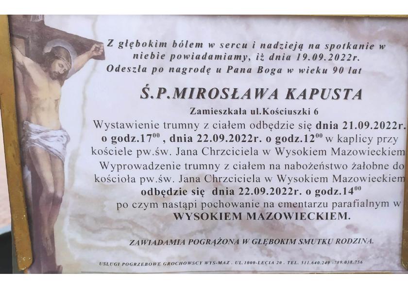 Mirosława  Kapusta