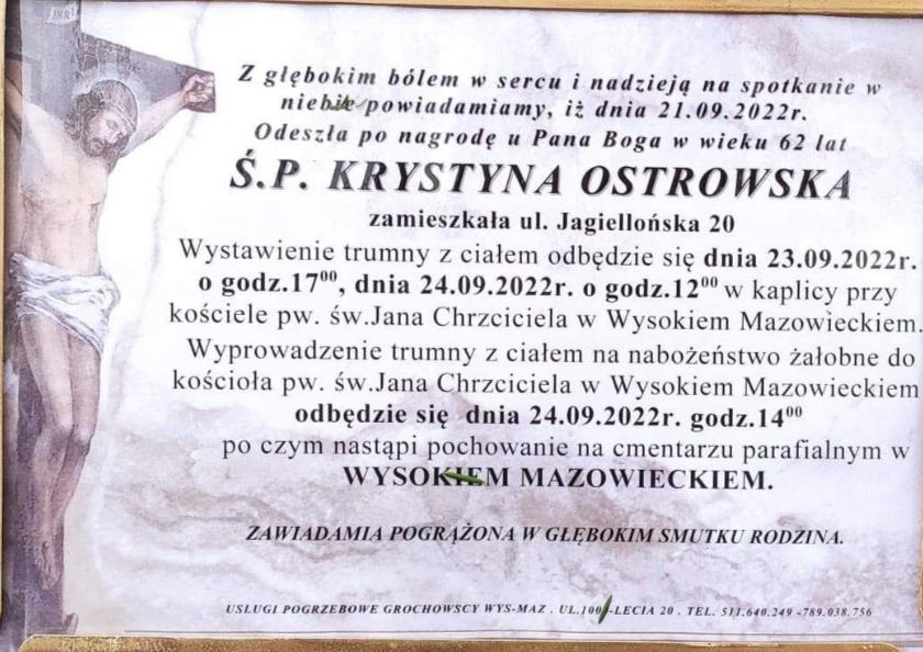 Krystyna  Ostrowska