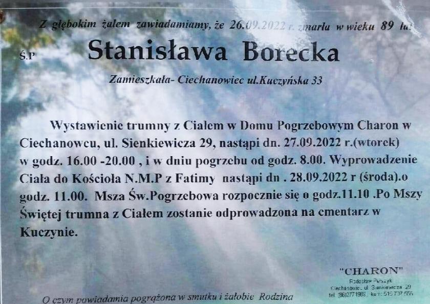 Stanisława  Borecka