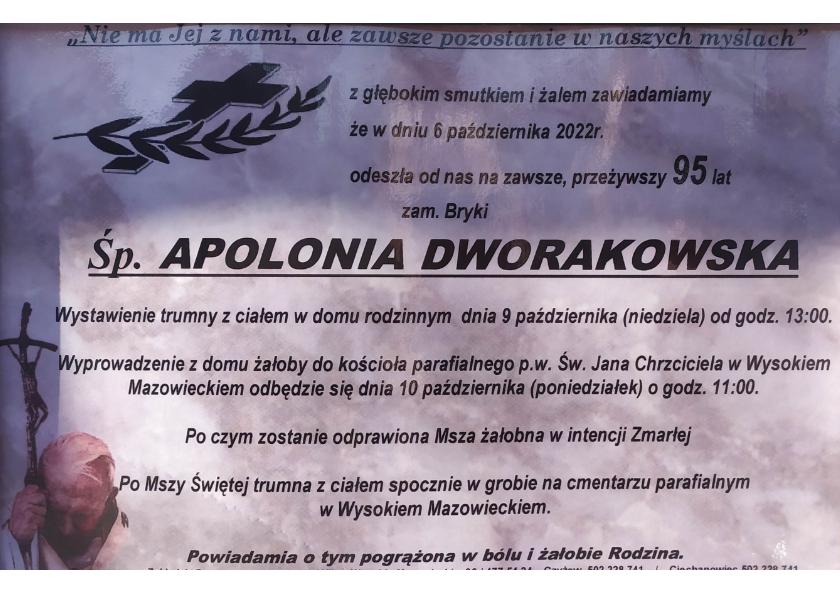 Apolonia Dworakowska