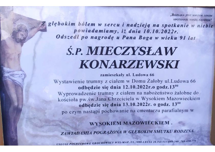 Mieczysław  Konarzewski