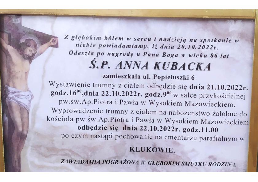 Anna Kubacka