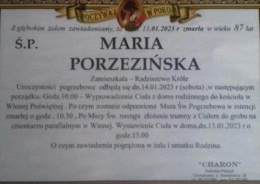 Maria Porzezińska