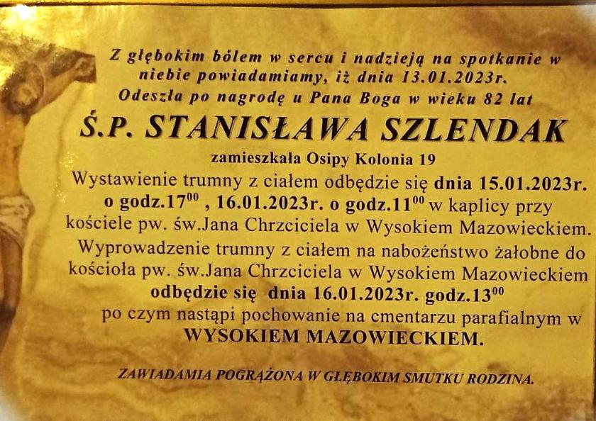 Stanisława Szlendak