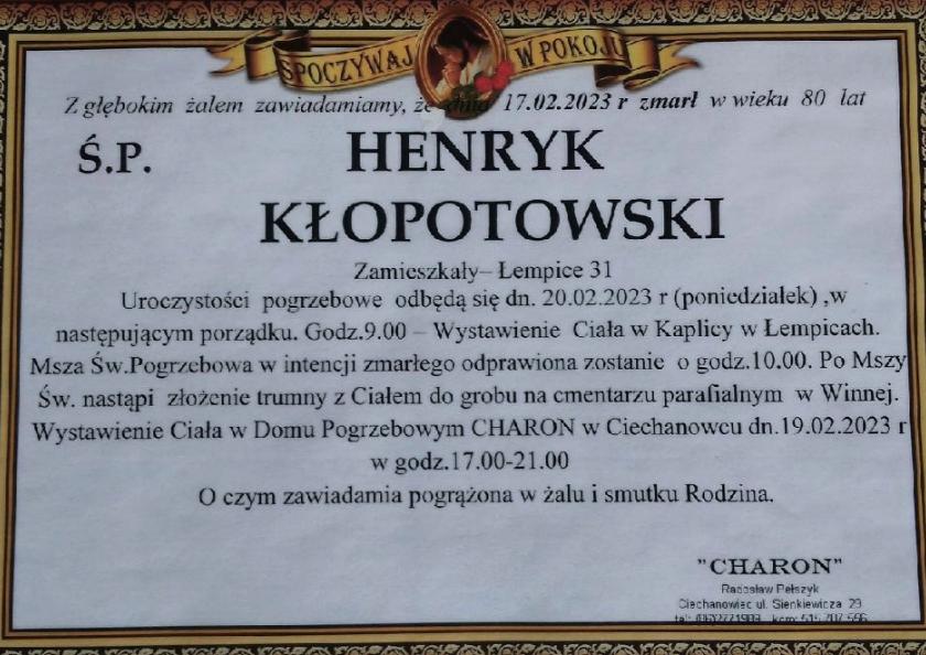 Henryk Kłopotowski